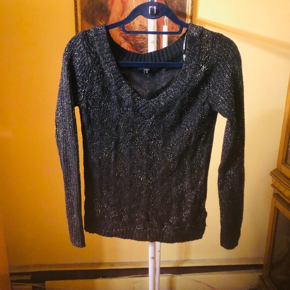 Black and Silver Sweater - Picture 1 of 2